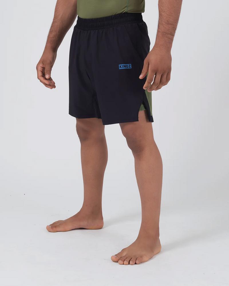 Kingz trooper hybrid grappling Shorts-black